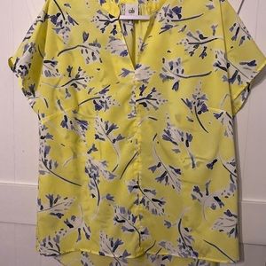 Cabi chiffon flower top large